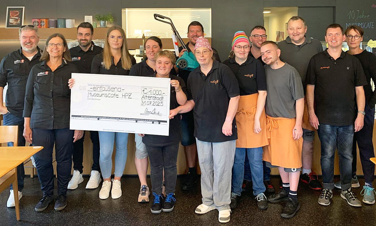 Galileo-ip unterstützt HPZ-Museumscafé mit 1000 Euro