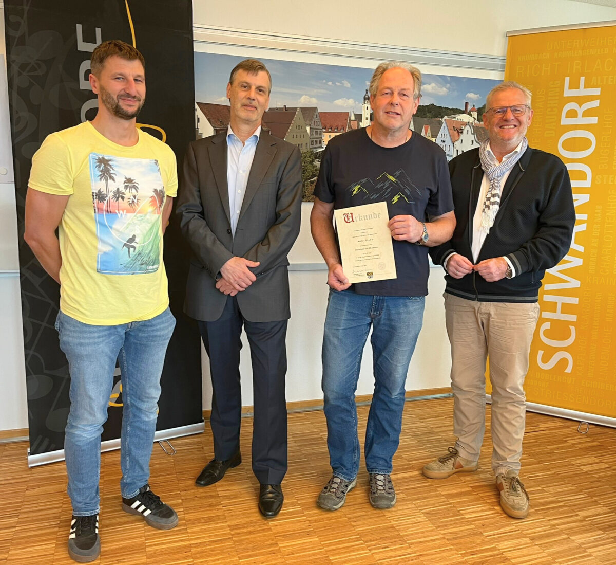 25 Jahre im Dienst der Mittelschule Dachelhofen