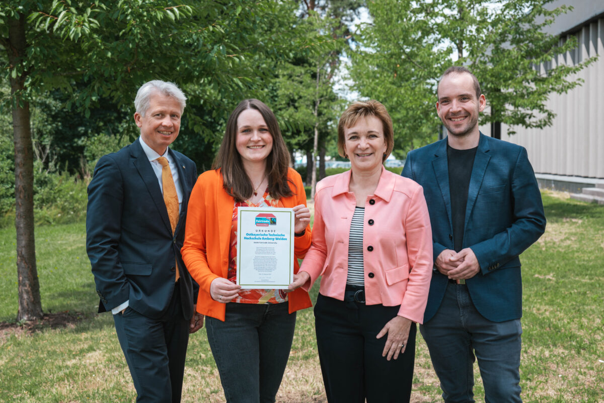 OTH Amberg-Weiden erneut als Fairtrade University ausgezeichnet