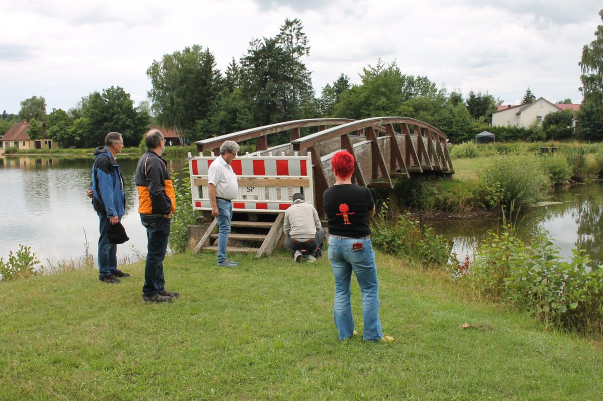 Pressath plant Sanierung der Brücke am Kiesibeach
