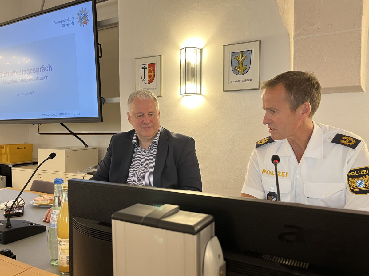 Rekordtief bei Straftaten in Amberg-Sulzbach