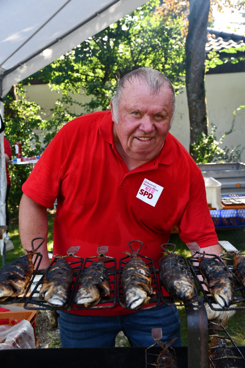 SPD-Sommerfest in Weiden mit den "besten Makrelen der Stadt"