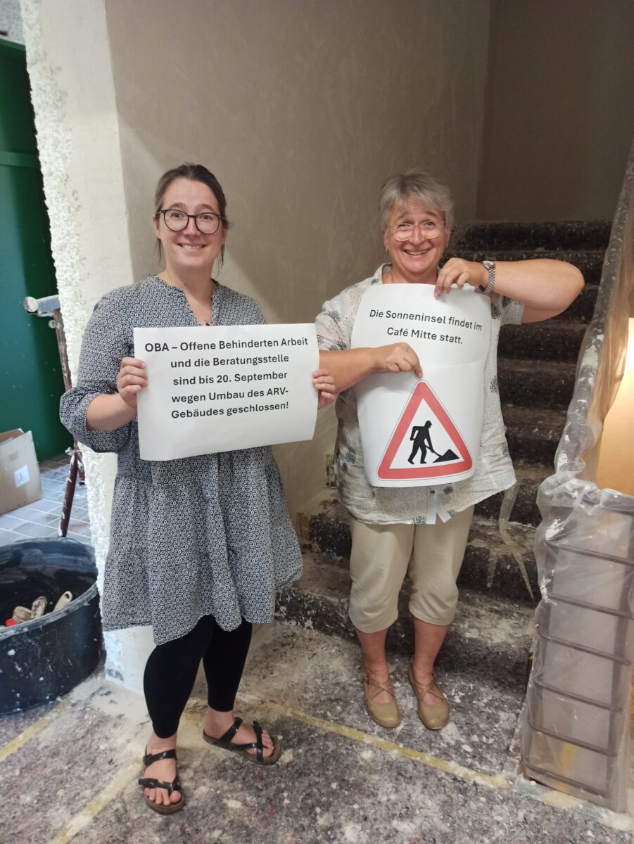 Große Renovierung im ARV-Gebäude in Weiden