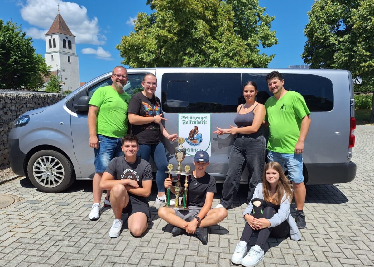 Schützengesellschaft "Falkenhorst" erkämpft sich Wanderpokal der Gaujugendliga