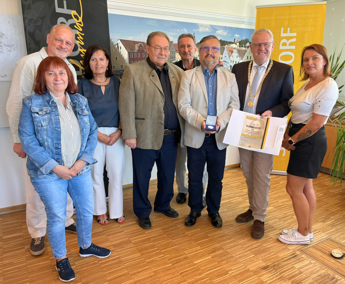 Schwandorf ehrt Brückenbauer Vlcek