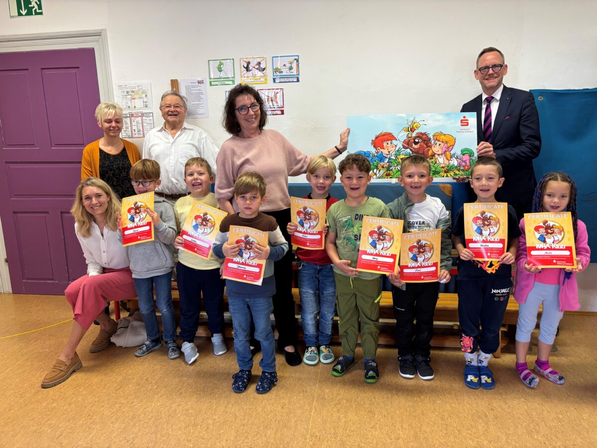 Sparkasse fördert Englischkurse für Vorschulkinder