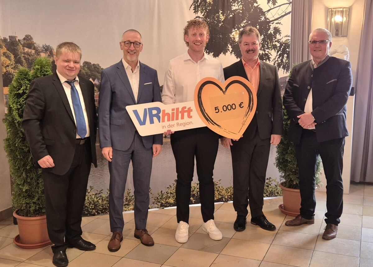 VR Bank fördert Jugendprävention mit 5.000 Euro