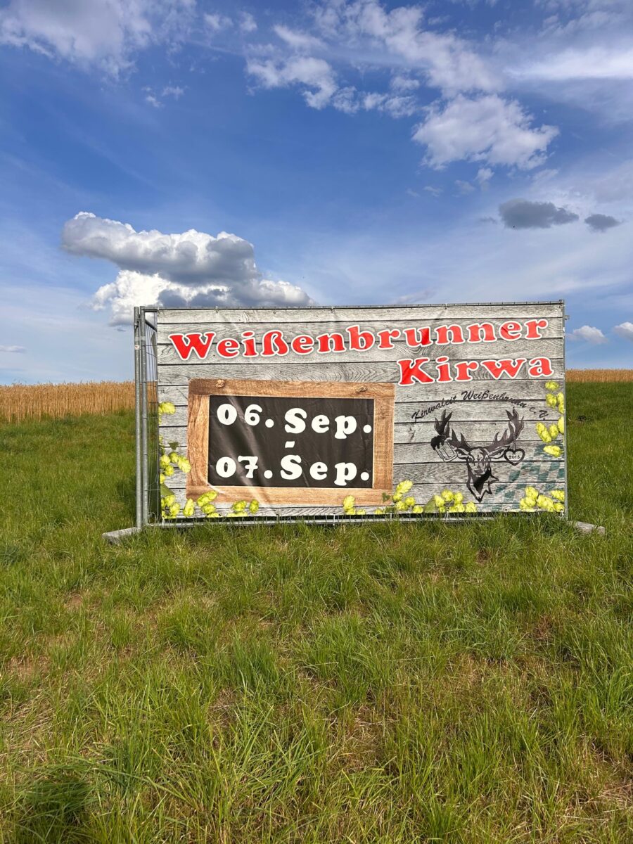 Weißenbrunner Kirwa: Werbung musste verschwinden