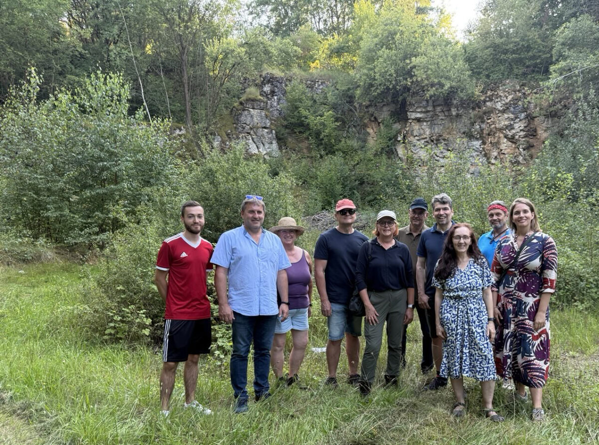 Landschaftspflege in der Finanzklemme: Besuch im Steinbruch Kirchenthumbach