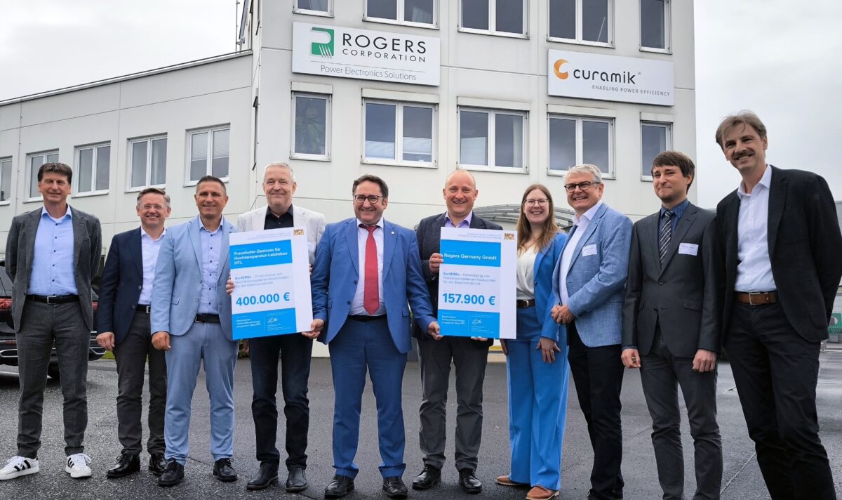Erneuter Förderbescheid für den Rogers-Standort Eschenbach