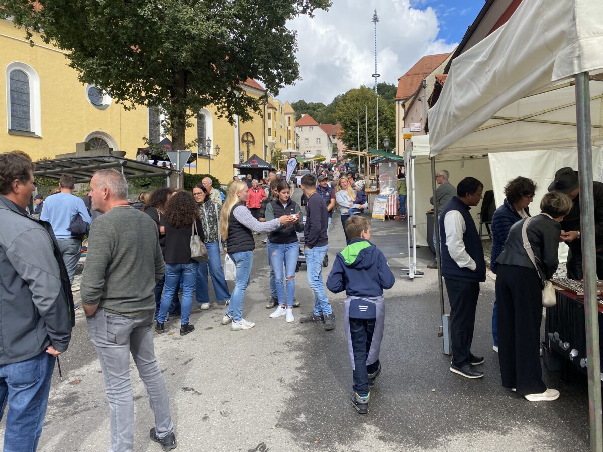 Trotz Sturm und Regen gelungener Jubiläums-Regionalmarkt in Tännesberg