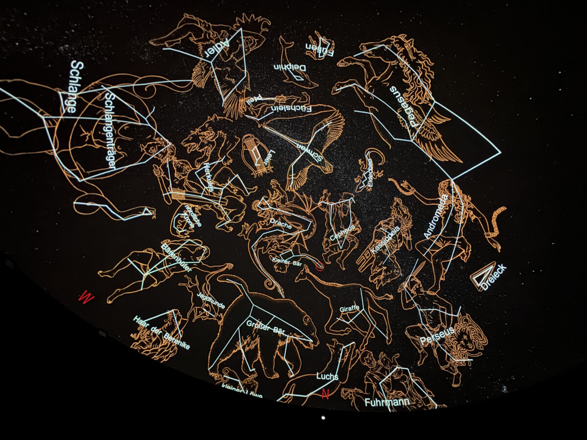 Planetarium und Sternbilder