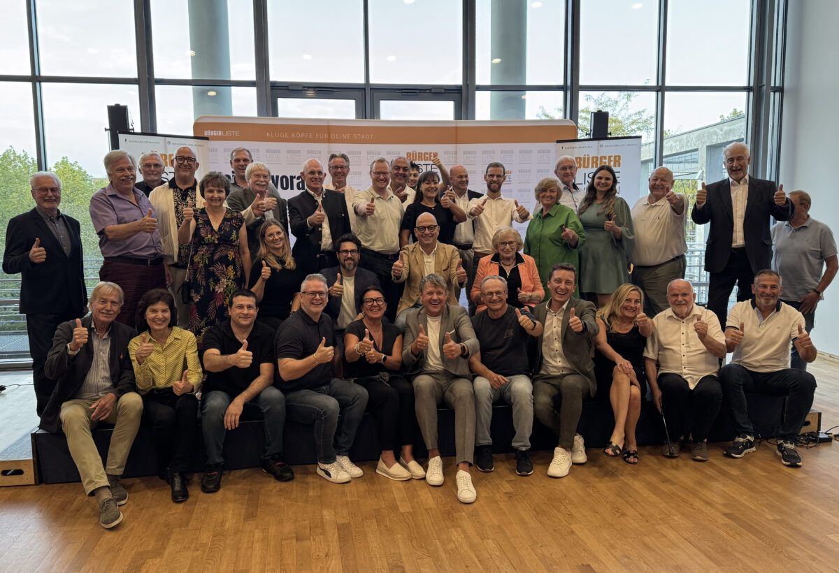 Bürgerliste Weiden gibt Kandidatenliste für Stadtratswahl 2026 bekannt