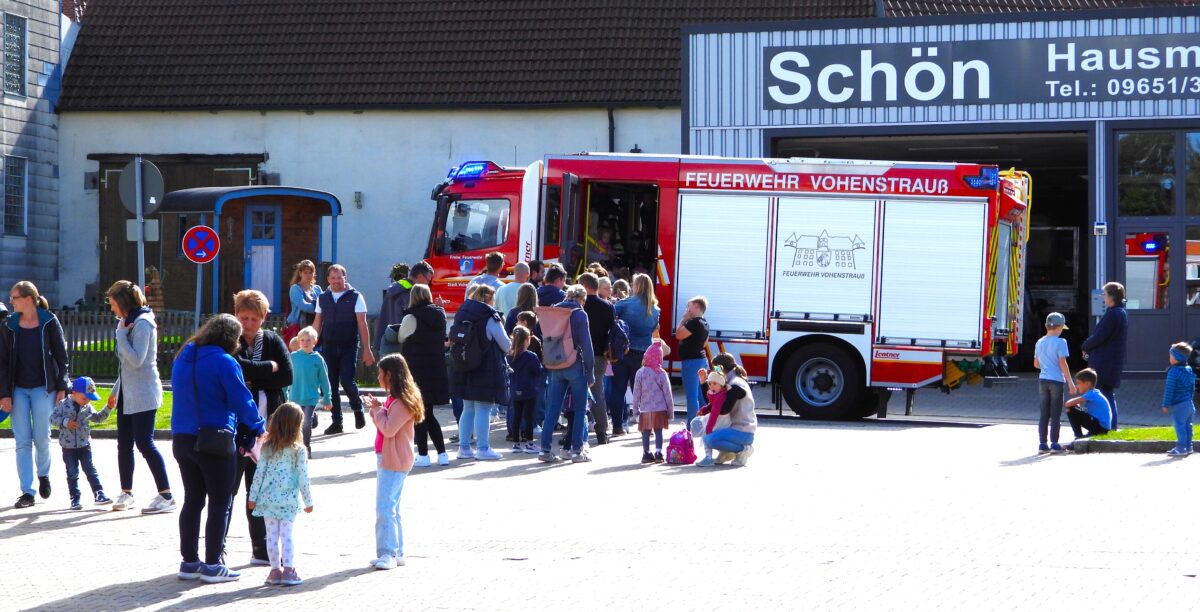 Über 100 Kinder stürmten in Vohenstrauß das Feuerwehrhaus