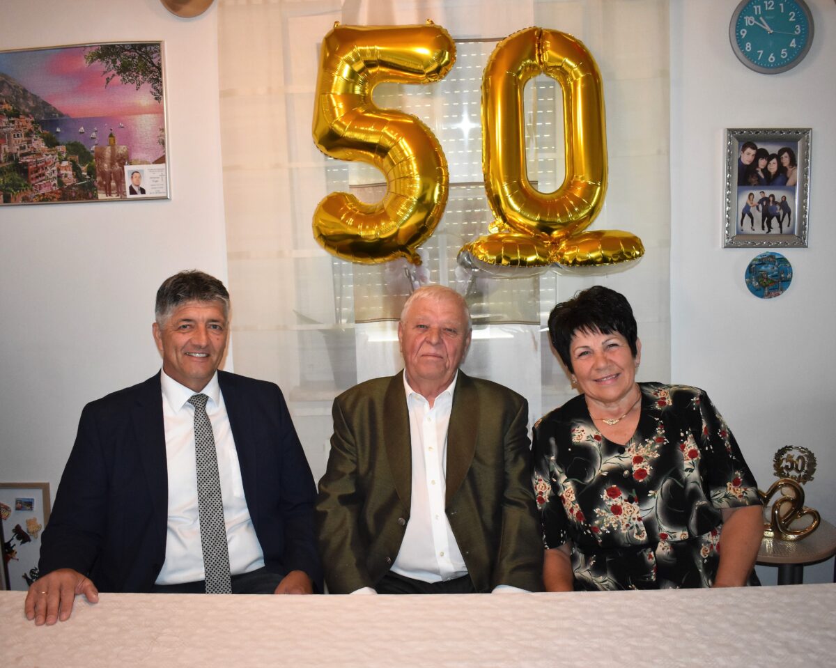 Jakob und Pauline Weber feiern goldene Hochzeit