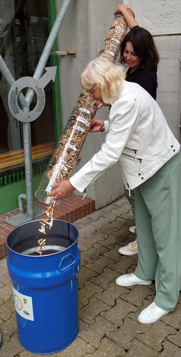 Amberger GMG wird Umweltschule in Europa und sammelt 20.000 Kippen