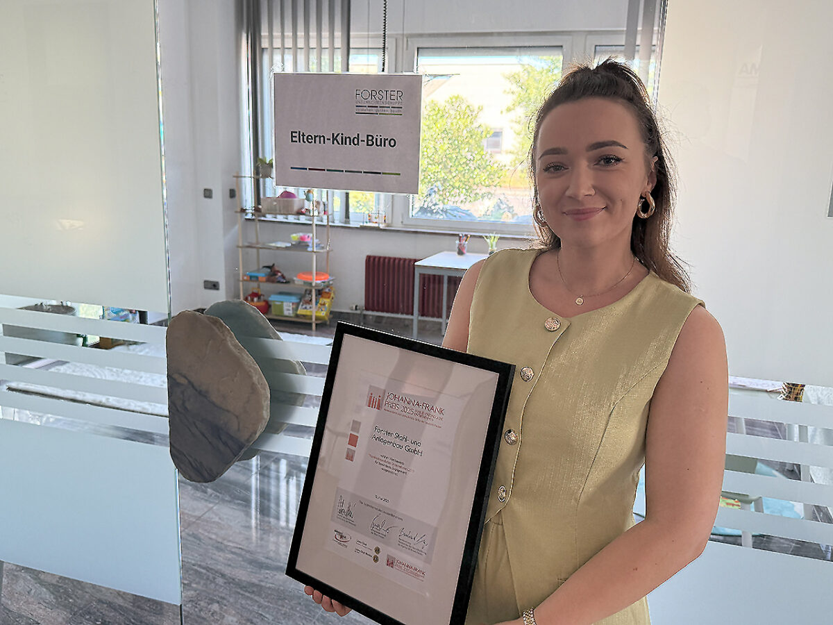 Forster Anlagenbau: Familienfreundlichkeit ist Haltung, nicht nur ein Zertifikat