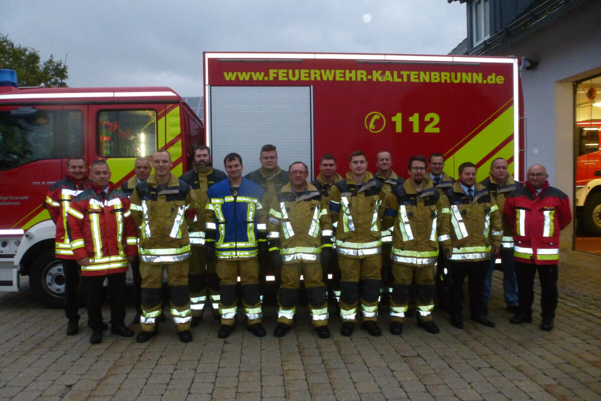 Feuerwehrgruppe Kaltenbrunn mit einwandfreier Leistung