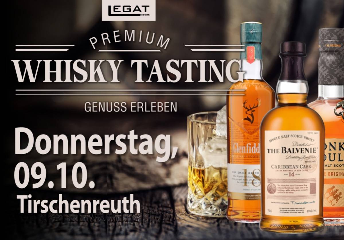 Genuss hautnah: Premium Whisky Tasting begeistert Tirschenreuth