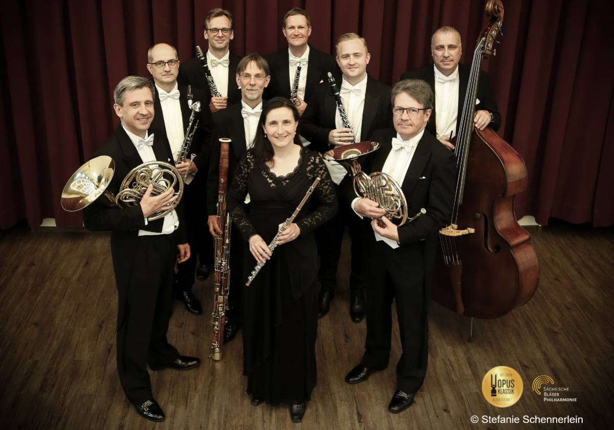 Konzert in Tirschenreuth: Sächsische Bläserphilharmonie - Herbstserenade begeistert