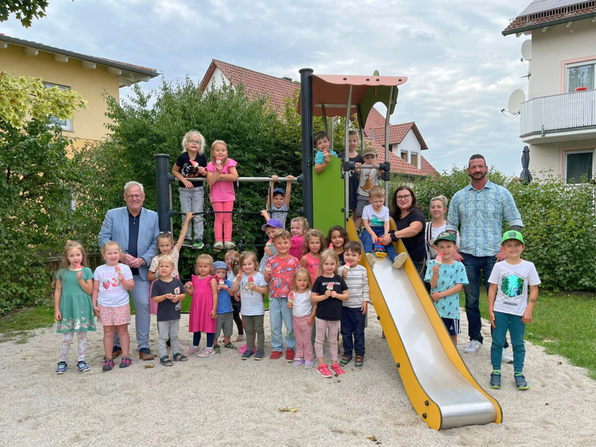 Runderneuerter Spielplatz öffnet wieder