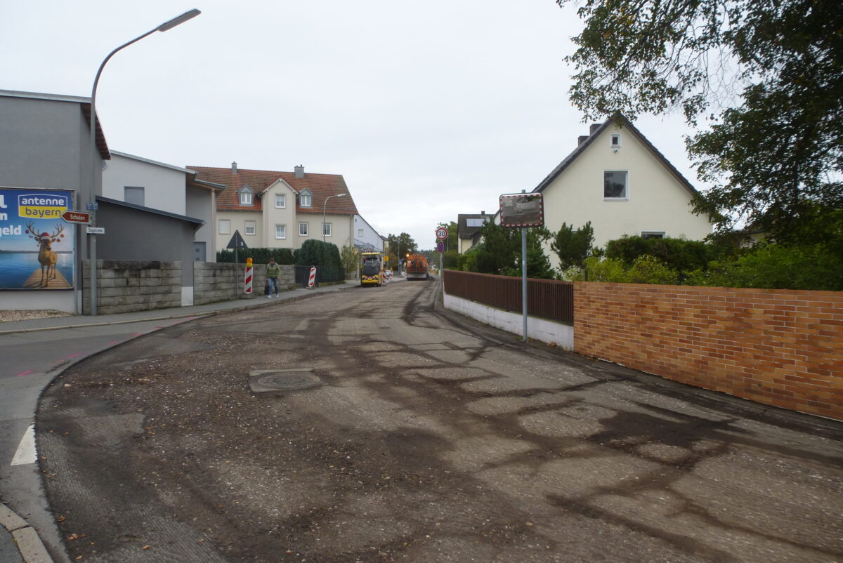 Sanierung der Ortsstraßen schreitet in Weiherhammer voran