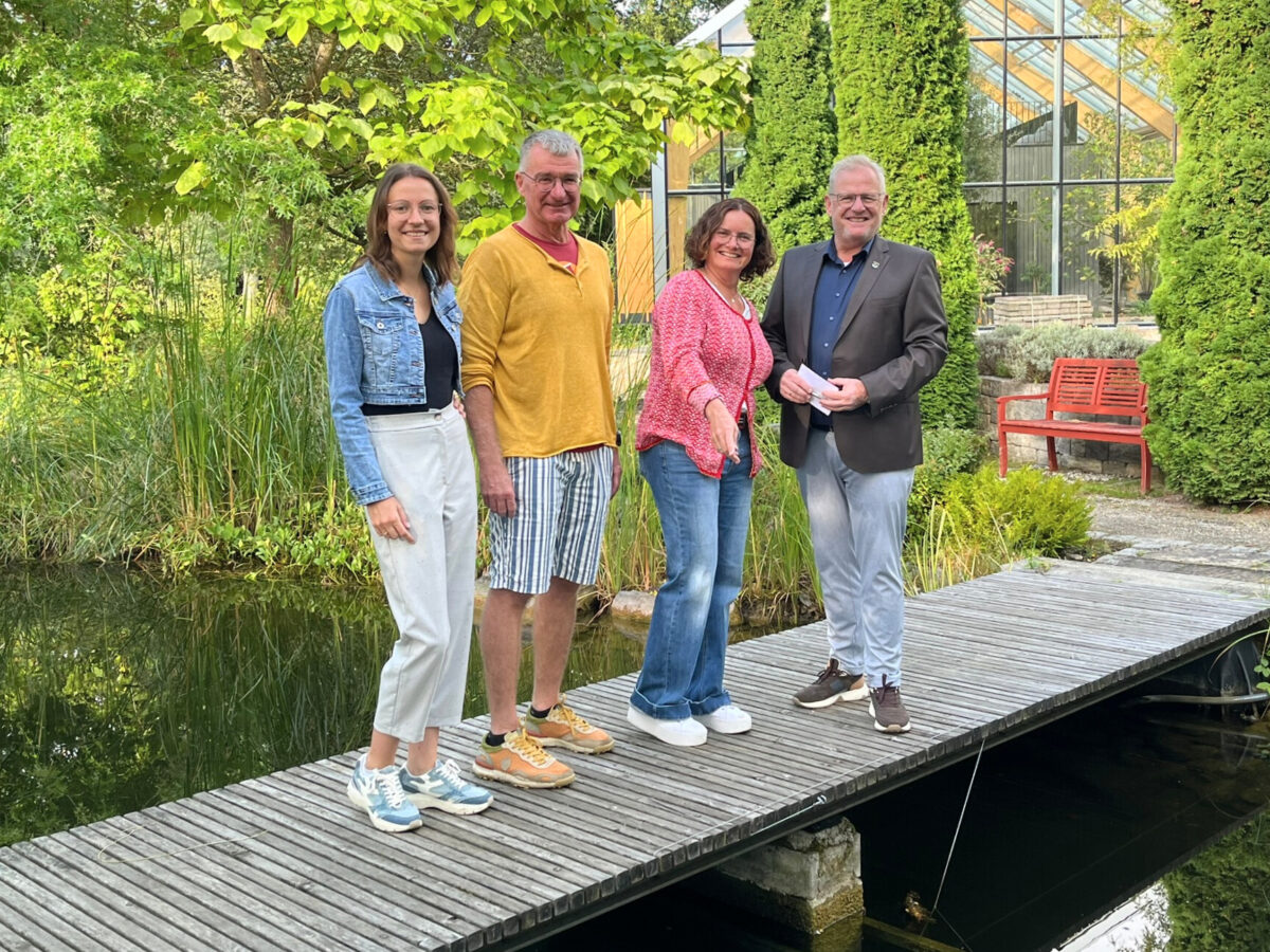 Schwandorf Oberbürgermeister Feller besucht Firma Bösl in Richt