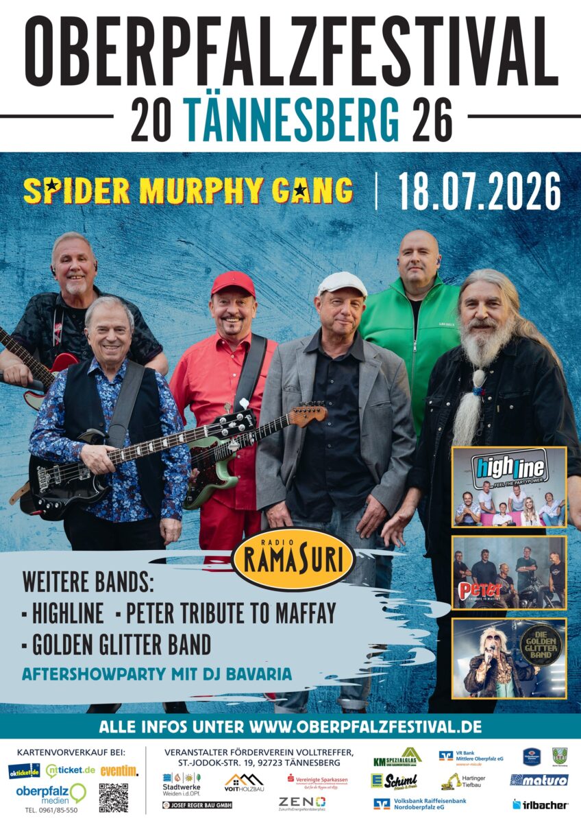Spider Murphy Gang feiert beim Oberpfalz-Festival ihr 49. Jubiläum