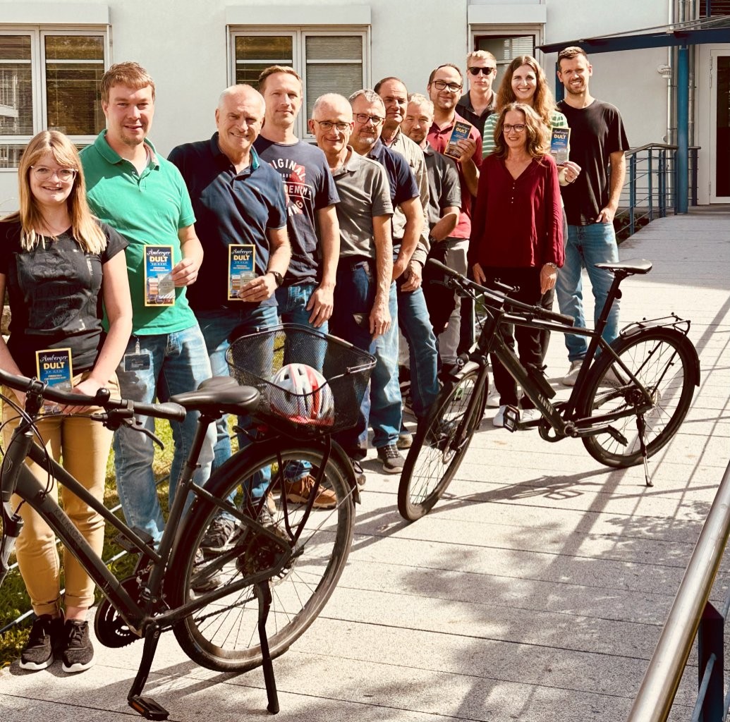 Stadtwerke-Mitarbeitende radeln 10.000 Kilometer in Amberg