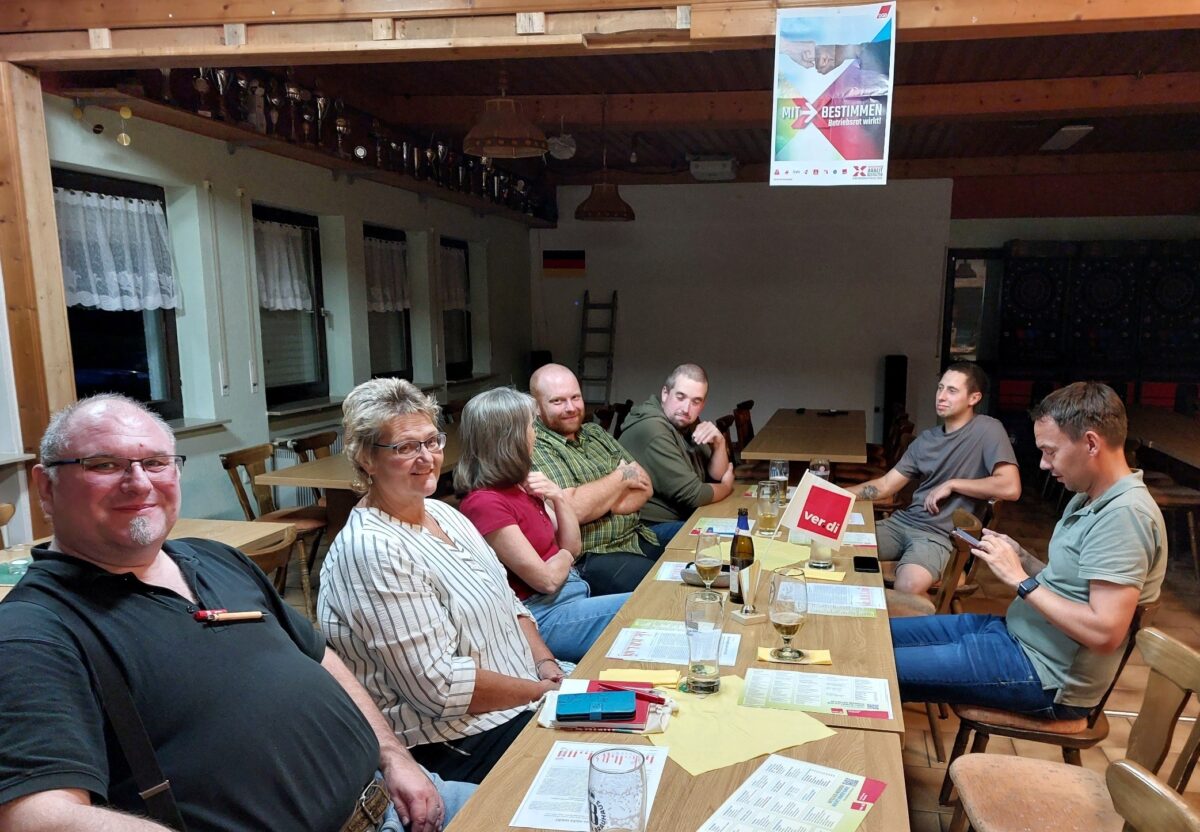 Stammtisch für Tarifbindung und Wahlen in Windischeschenbach