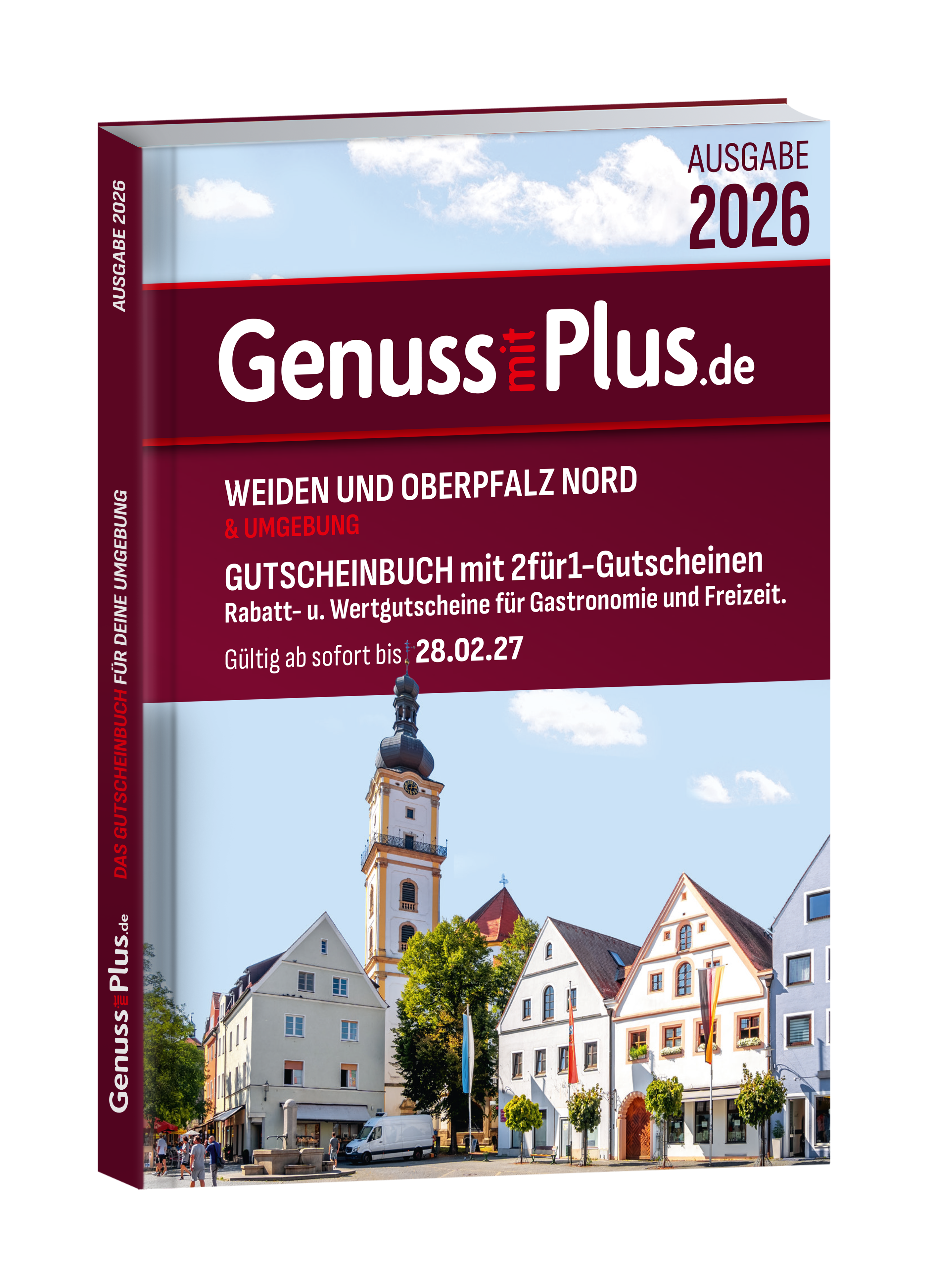 Gutscheinbuch Weiden 2026 – Für alle Sparfüchse und mit ECHO-Rabattcode!