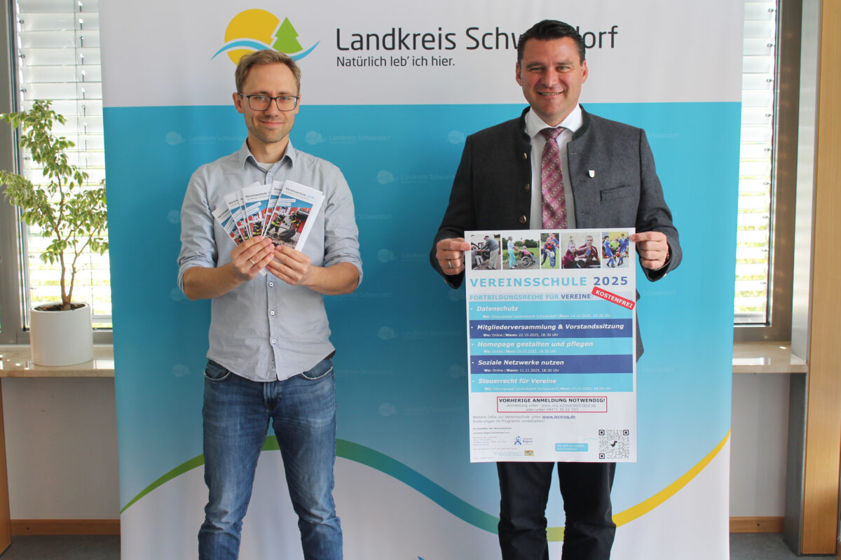 Vereinsschule startet im Herbst mit fünf kostenlosen Workshops in Schwandorf