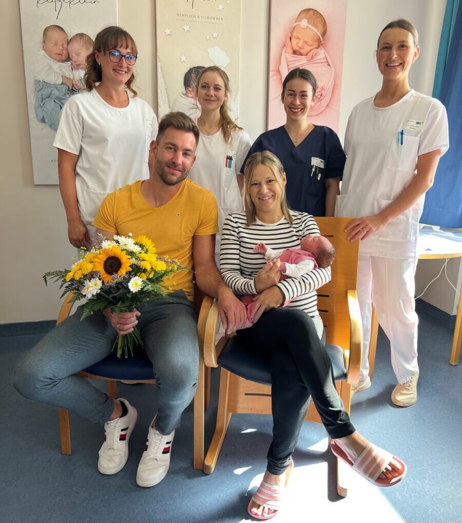 Weiden feiert 1.000 Baby am Klinikum