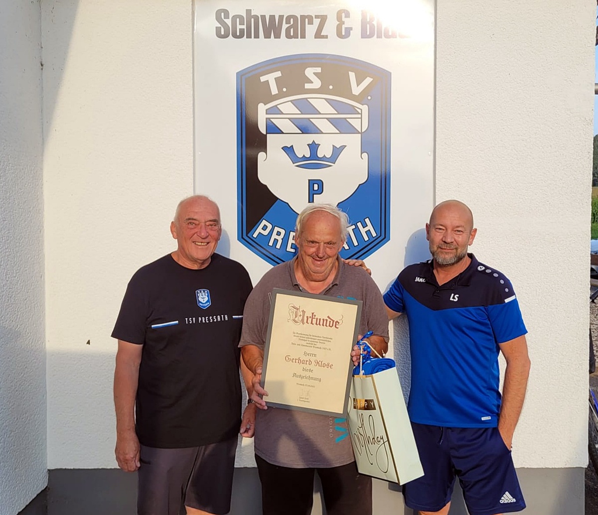 TSV Pressath ehrt Gerhard Klose zum 70. Geburtstag