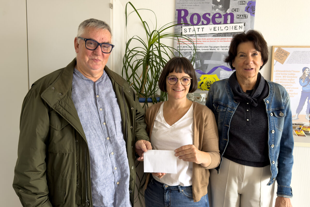 Sommerfest bringt 600 Euro für das Frauenhaus in Weiden