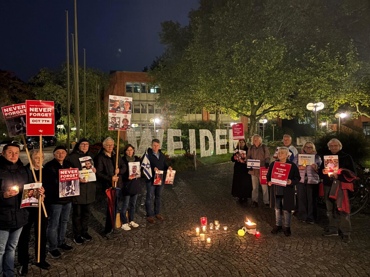 Gedenken an Opfer des Hamas-Angriffs am 7. Oktober 2023 - Hoffen auf Frieden