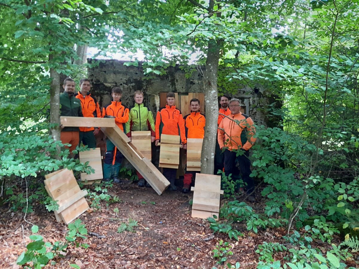 OWV Georgenberg und Forst machen es möglich: Bunker wird zum Fledermausquartier