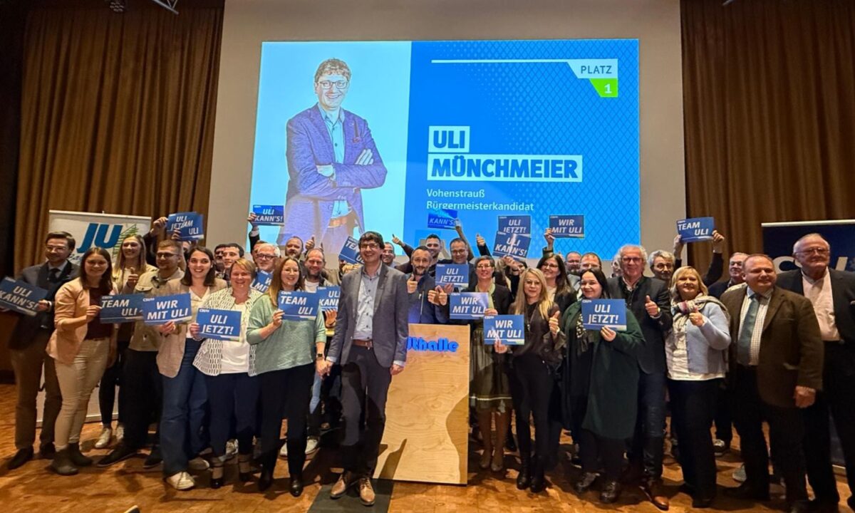 Vohenstrauß: CSU nominiert Uli Münchmeier einstimmig zum Bürgermeister-Kandidaten