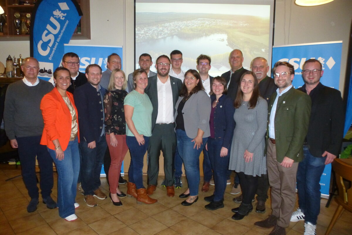 CSU nominiert in Weiherhammer 16 Kandidaten für Kommunalwahl 2026