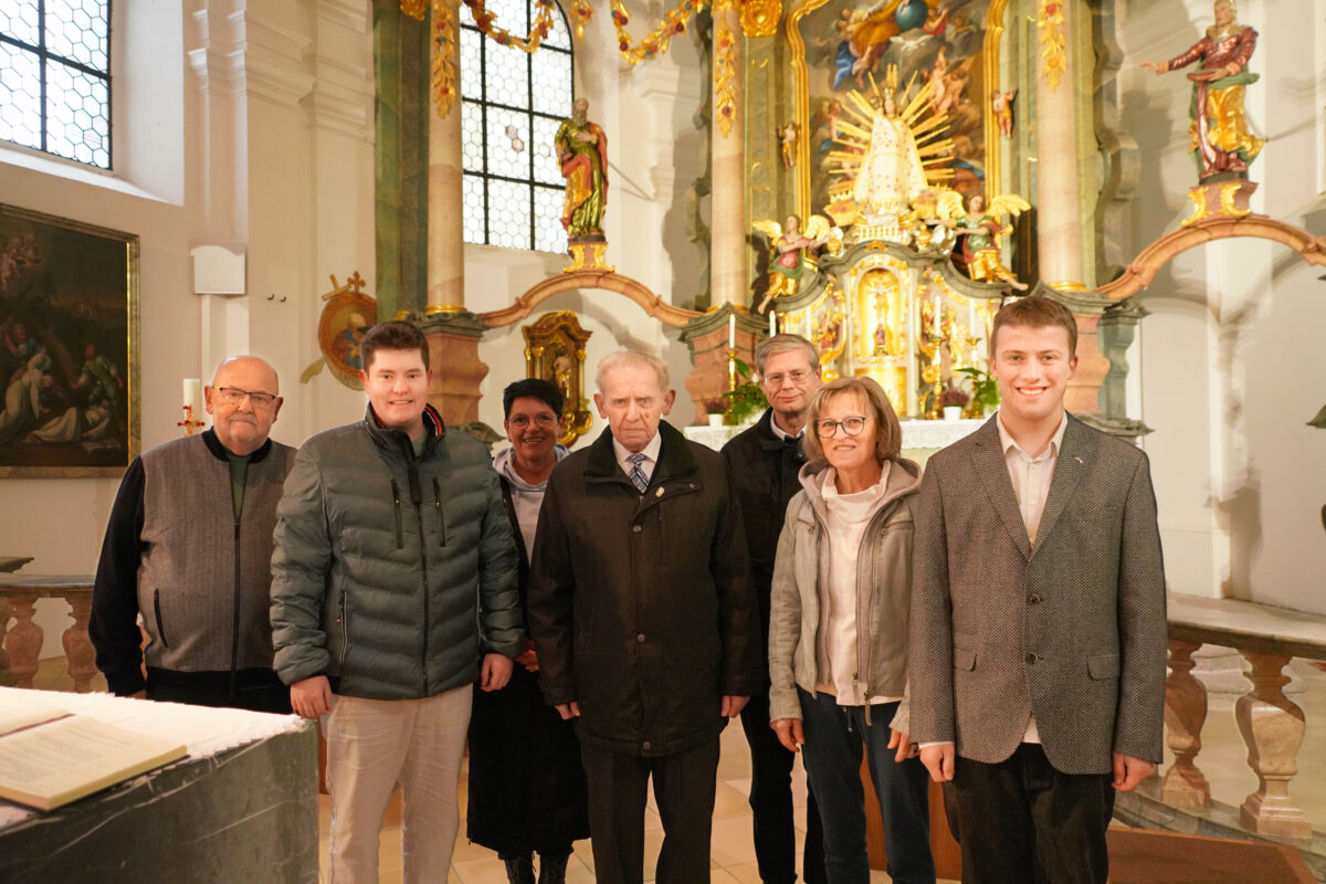 Die neuen Drei in der Fahrenberger Sakristei