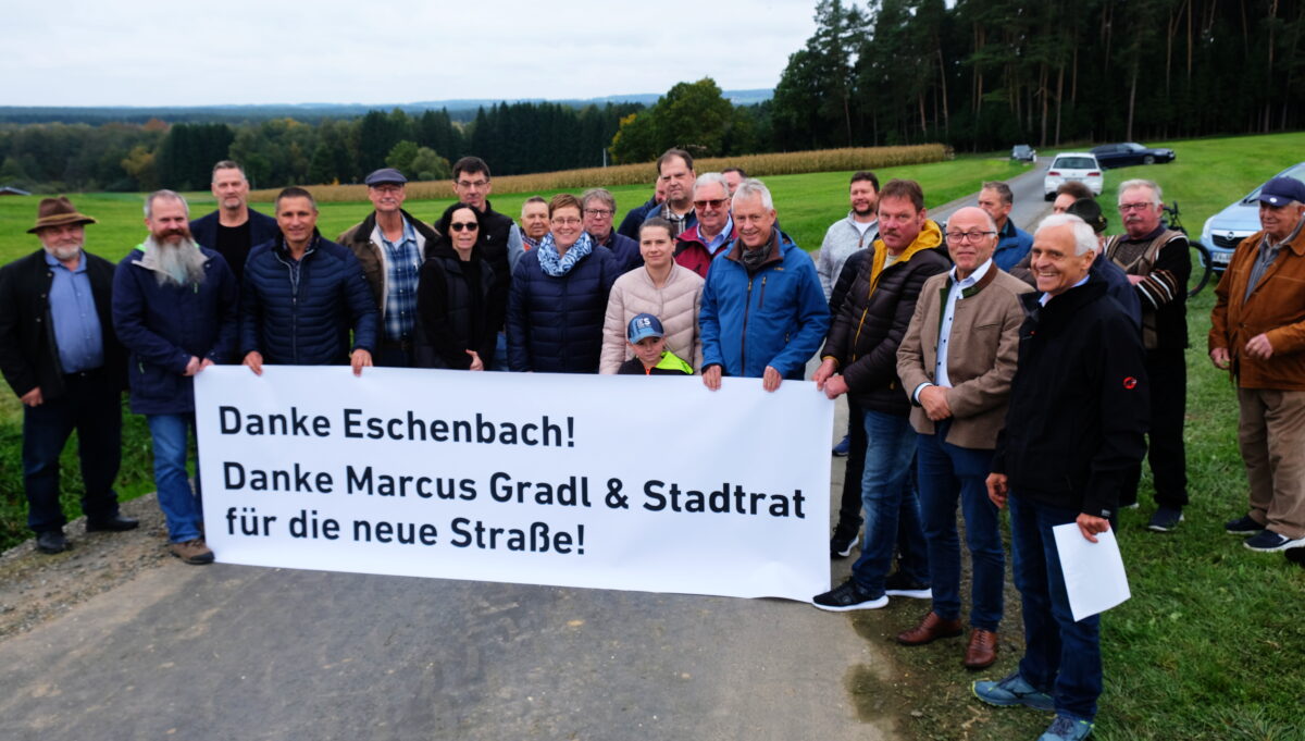Dank aus Haselbrunn für sanierte Straße in Eschenbach