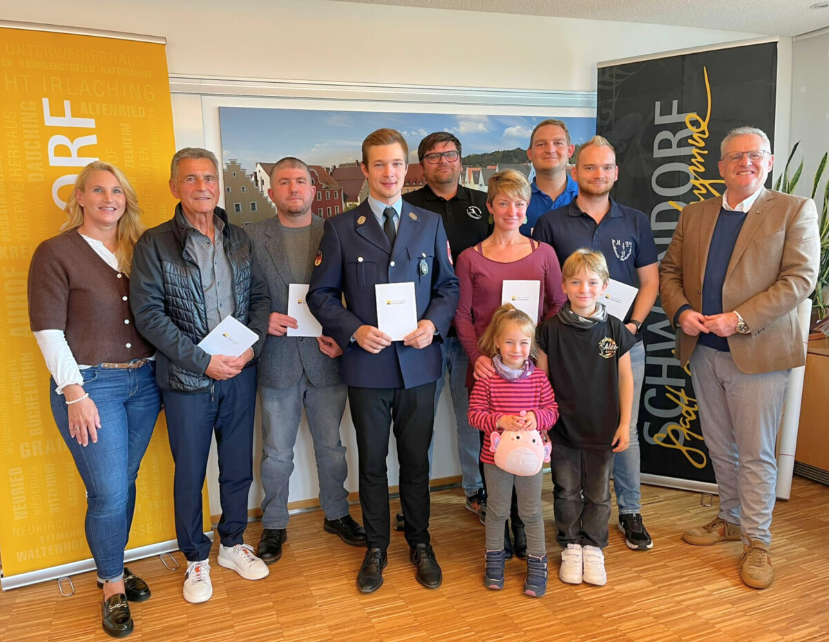 Ehrenamt gewürdigt in Schwandorf - 19 neue Ehrenamtskarten
