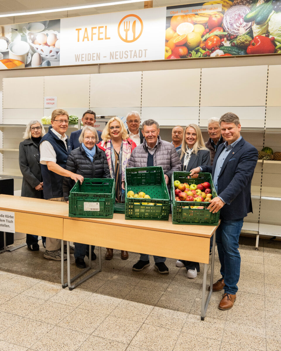 CSU-Ortsteil-Tour Rehbühl zu Gast bei der Weidener Tafel