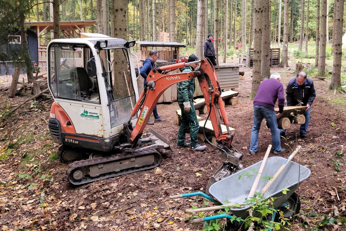 Gebetsplatz am Waldkindergarten entsteht in Parkstein