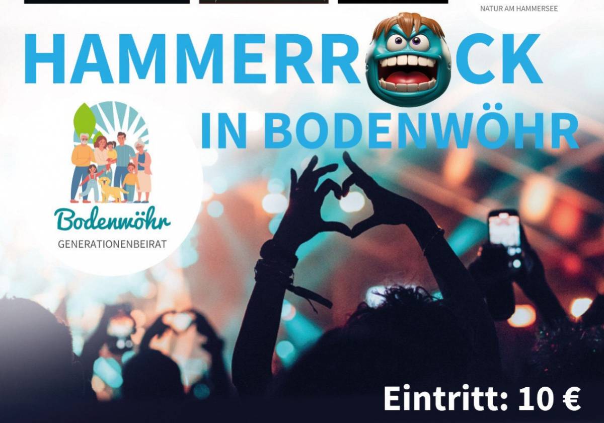 Hammerrock in Bodenwöhr: Drei Bands, Party und Rock bis Mitternacht