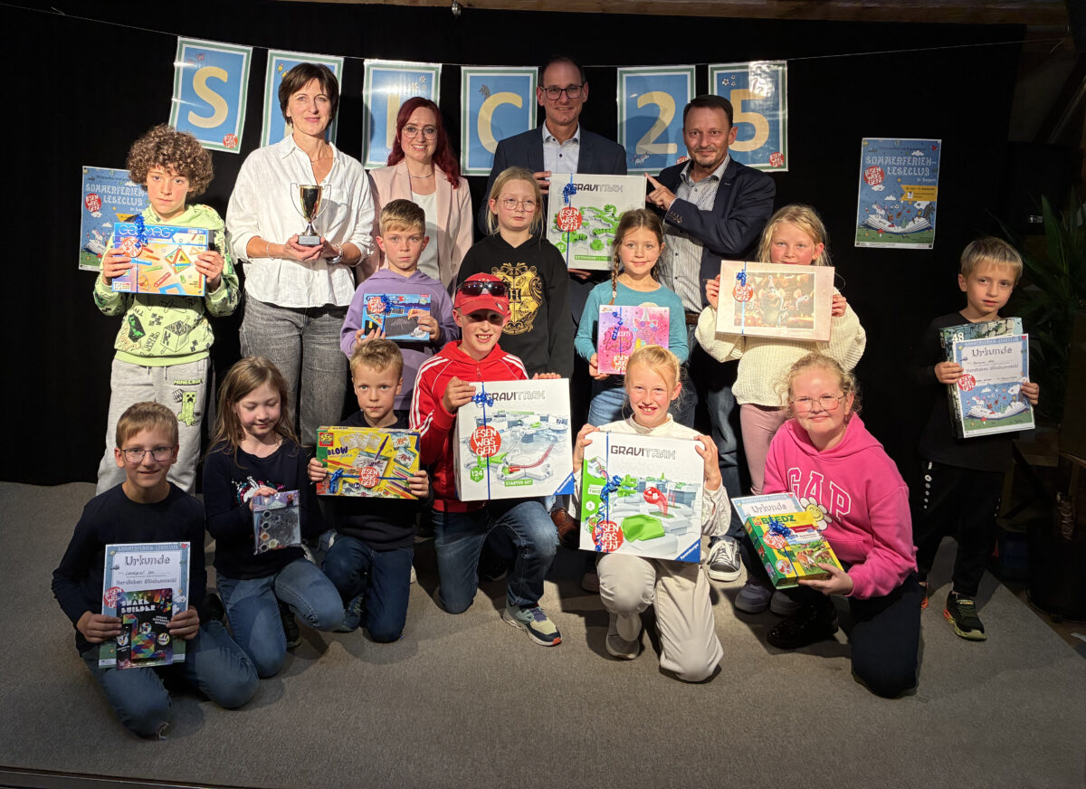 Sommerferien-Leseclub Weiden: Rekordbeteiligung und strahlende Gewinner