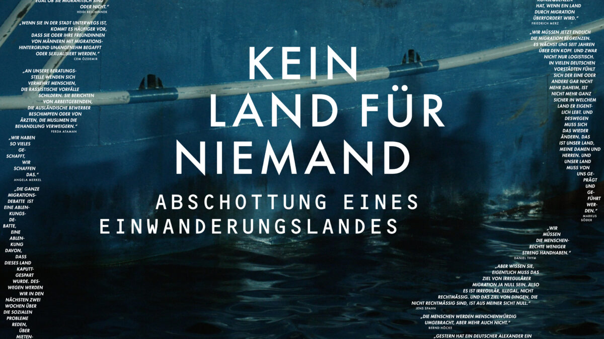 Dokumentarfilm in Weiden "Kein Land für Niemand" und Publikumsgespräch