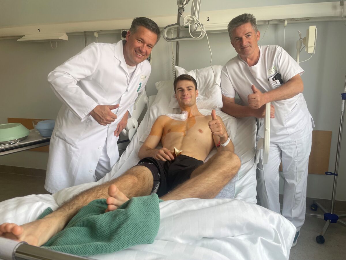 Motocross-Weltmeister Simon Längenfelder am Klinikum Weiden operiert