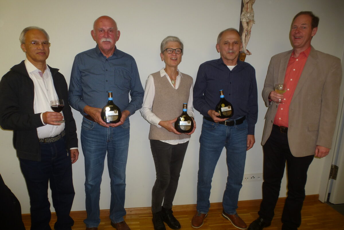 Ökumenisches Weinfest füllt Pfarrheim St. Martin in Kaltenbrunn