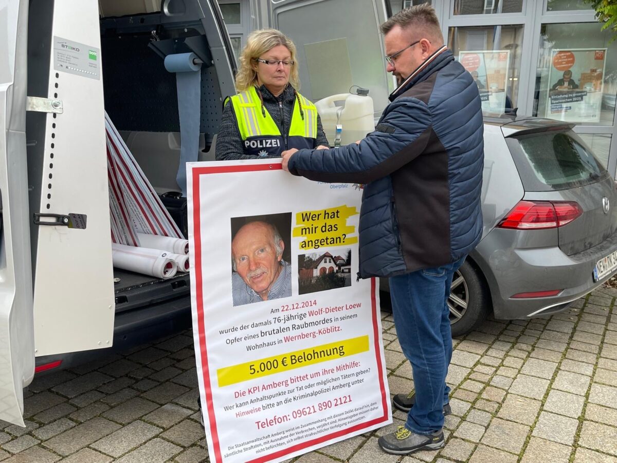 Cold Case: neue Hinweise im Mordfall Dieter Loew in Wernberg-Köblitz